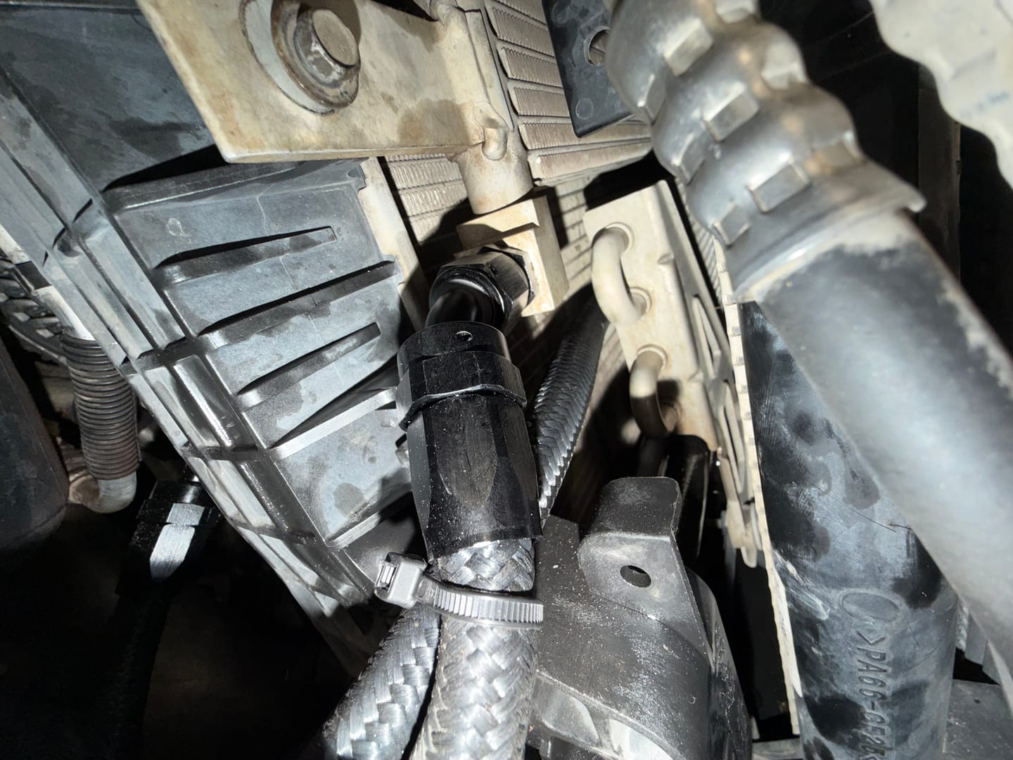 Customer photo review of FSD 2013-2018 Dodge Cummins 68RFE Factory Replacement Transmission Line Kit