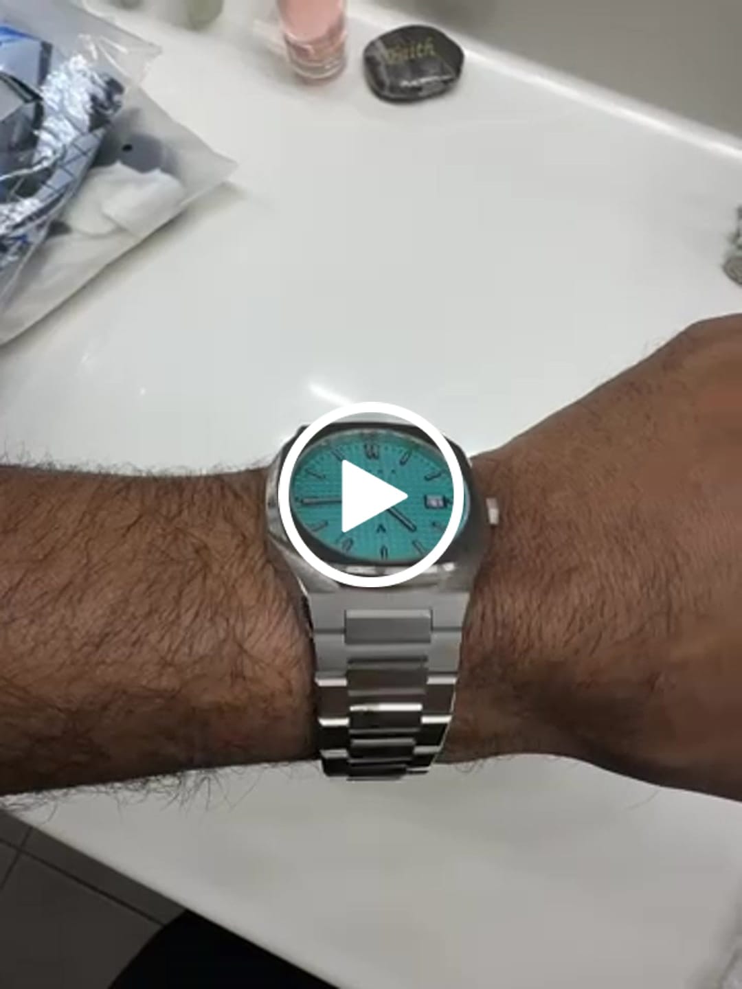 Customer video review of Date 002: Steel/Turquoise