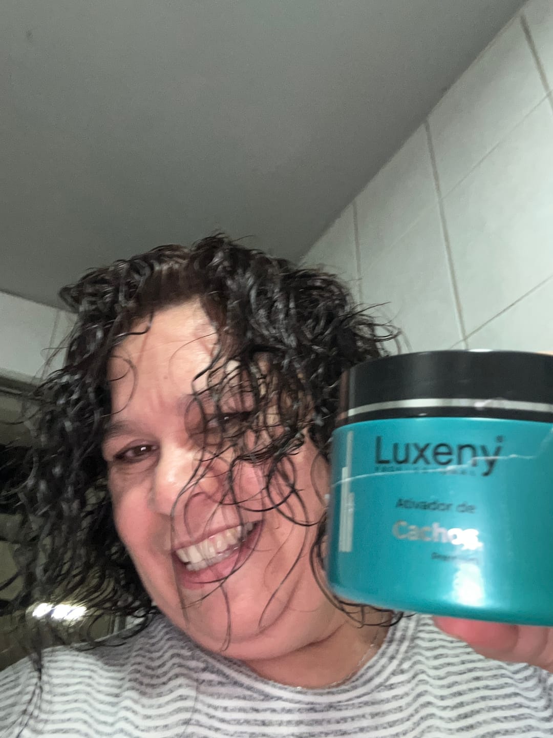 Customer photo review of Activador de Rizos Termoactivo 300 g