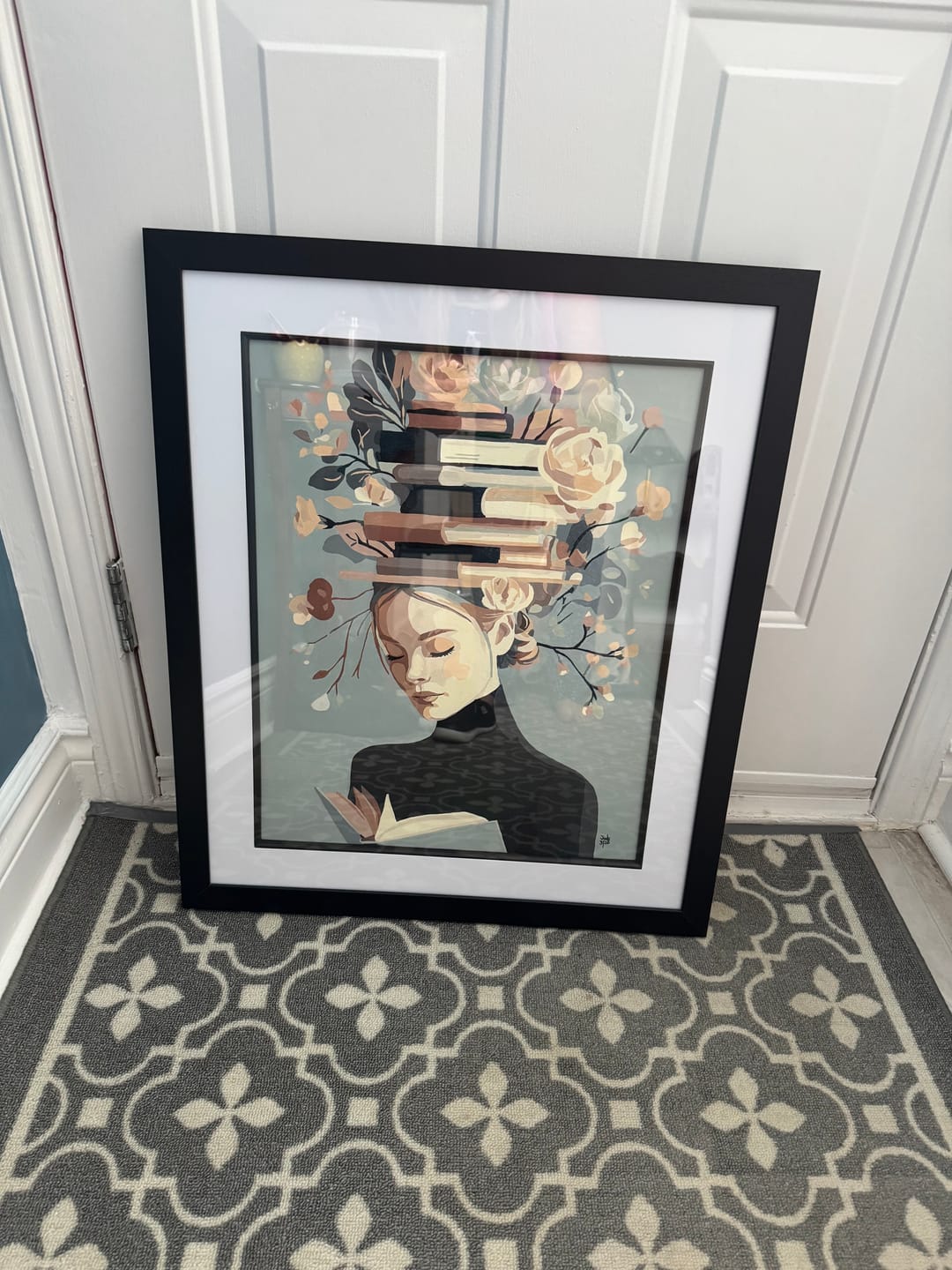 Customer photo review of Book garden | Paint by Number