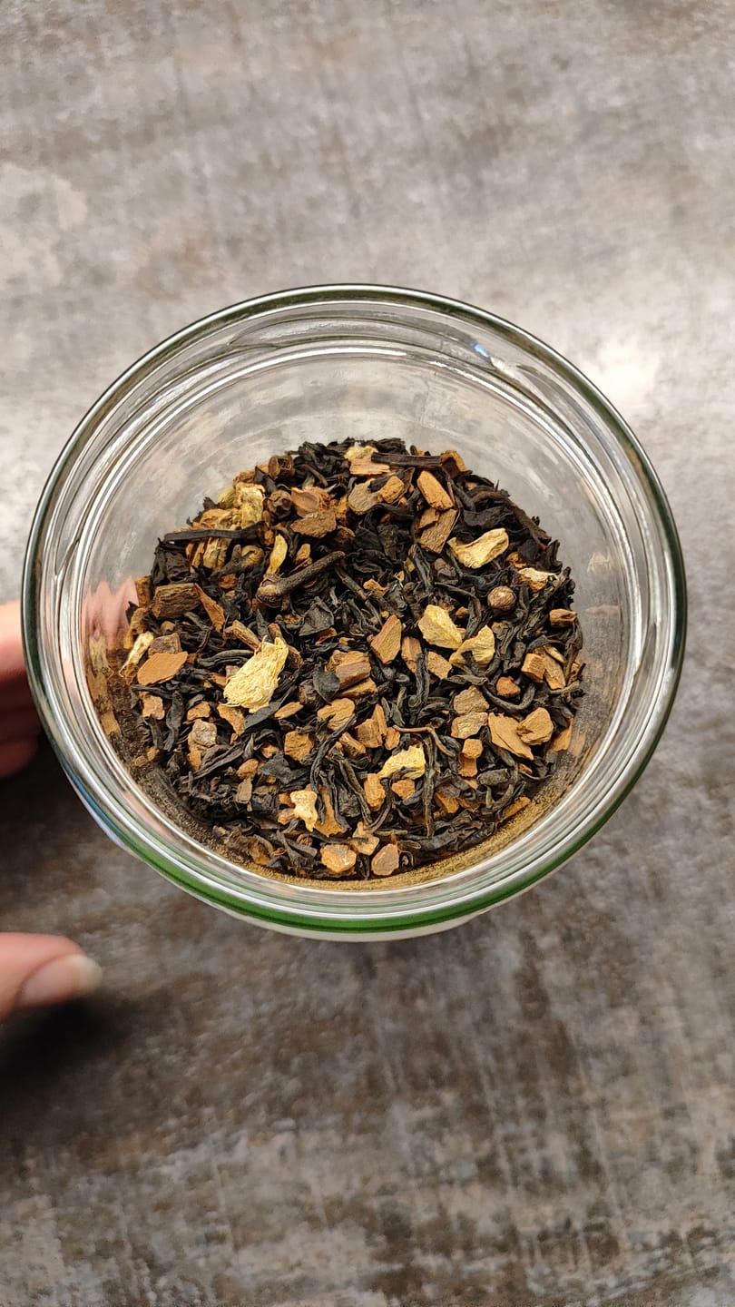 Customer photo review of Schwarzer Tee „Chai das Getränk der Inder“