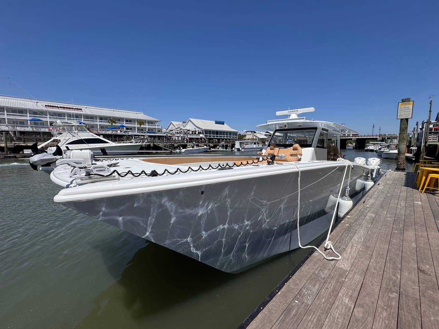 Customer photo review of F-Series Boat Fender F-5 Grey Ropehold