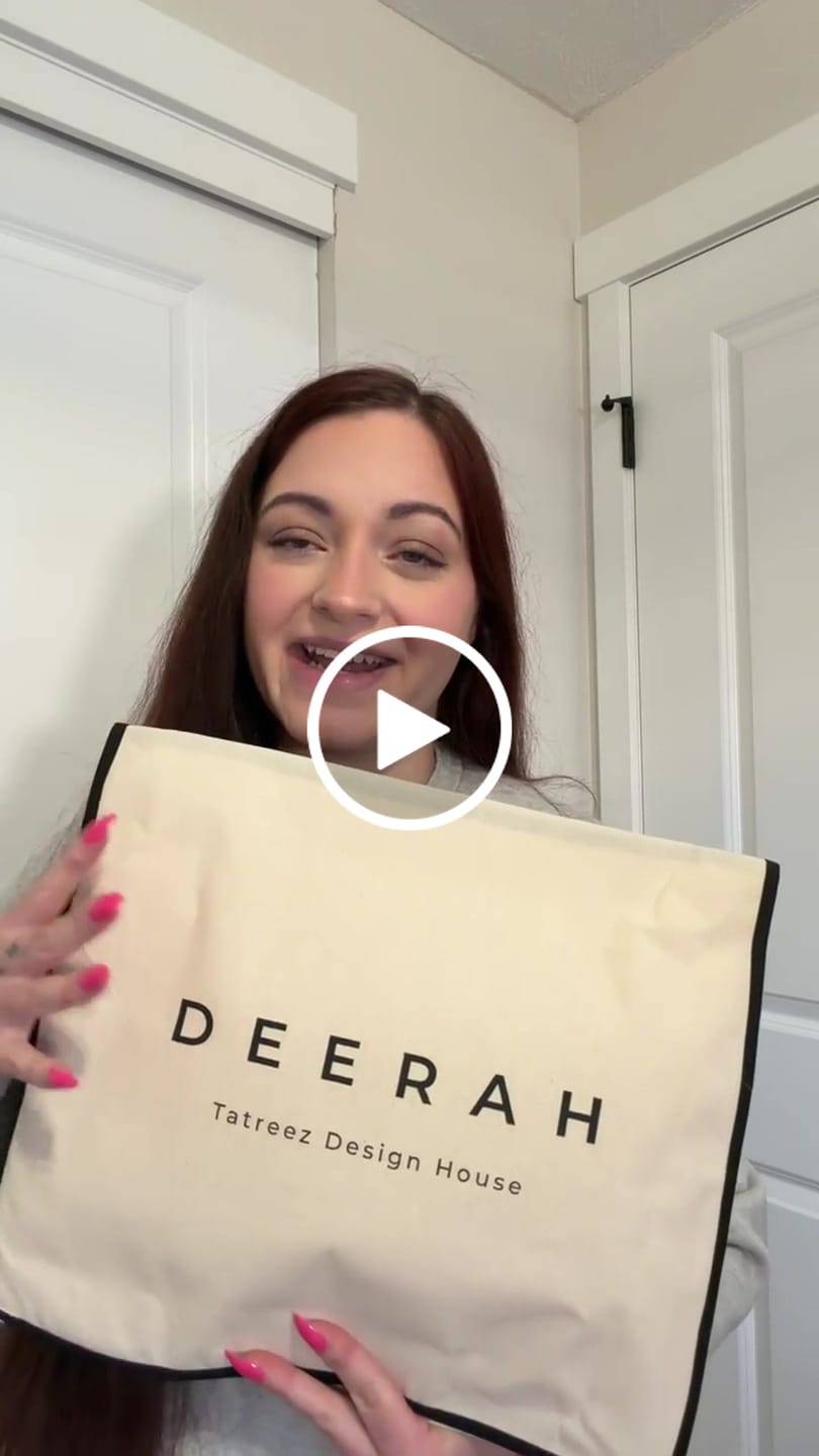 Customer video review of Embroidered Baguette Bag