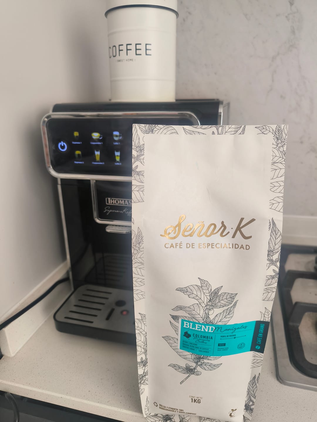 Customer photo review of Colombia | Blend Manizales Bolsa 1KG |GRANO ENTERO