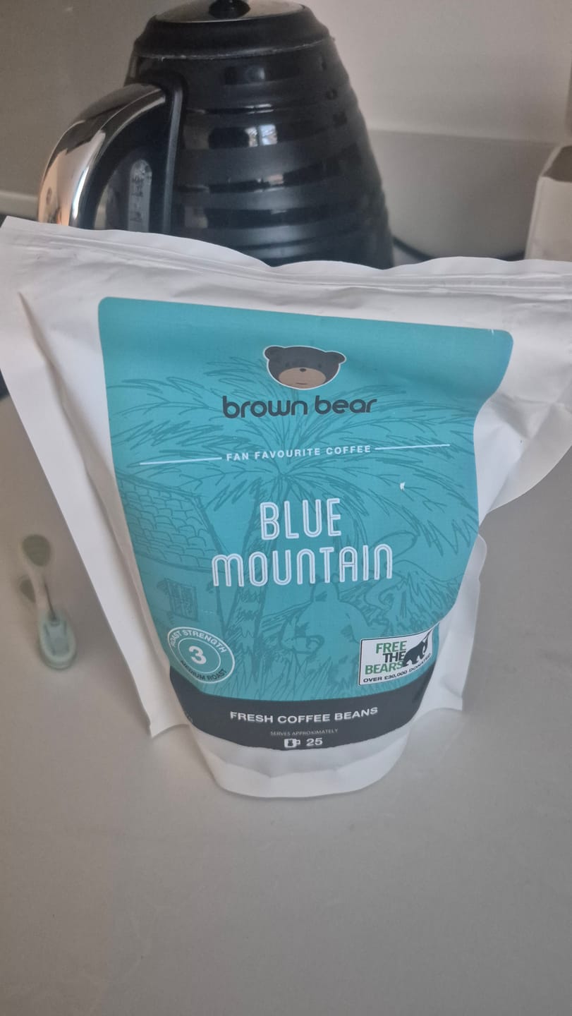 Customer photo review of Medium Roast Coffee - Blue Mountain - Strength 3