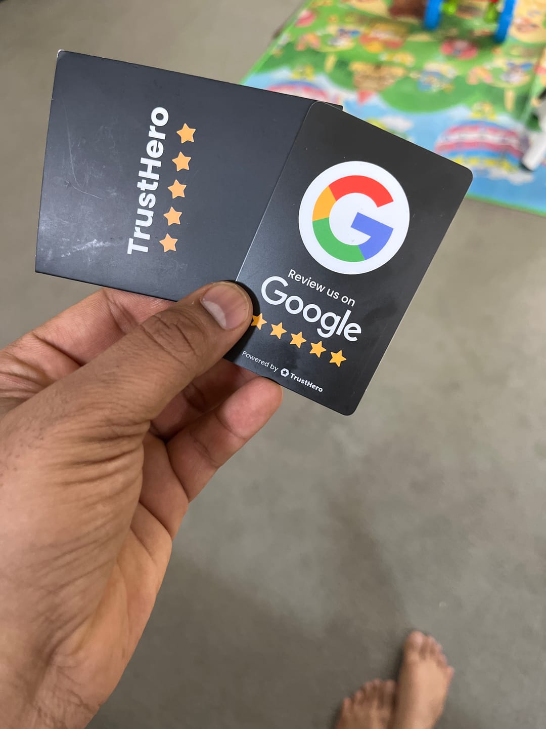 Customer photo review of FREE GIFT 🎁 | Google Review Card
