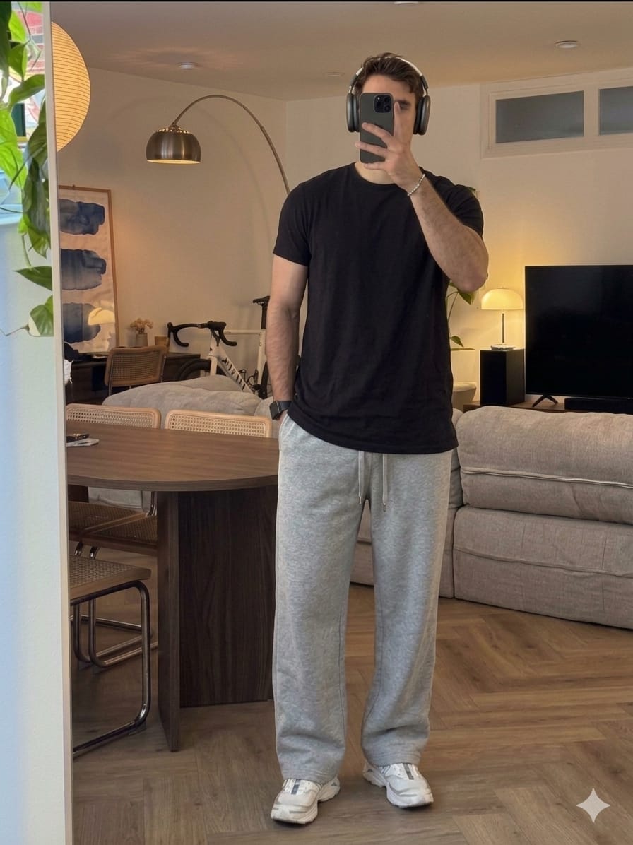 Customer photo review of Heavyweight Washed Hoodie/Jogger Set