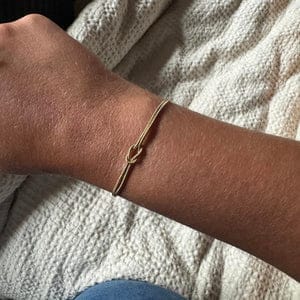 Customer photo review of Pulsera Nudo Eterno 2.0