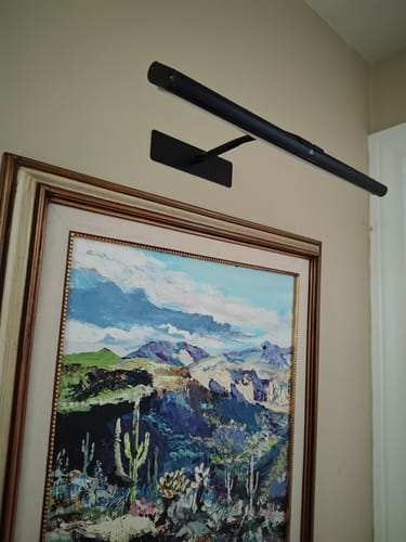 Customer photo review of LightsCordless™ — Wireless Rechargeable Picture Lighting