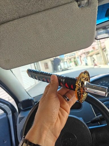 Customer photo review of Katana para Coche estilo Tuning Japonés