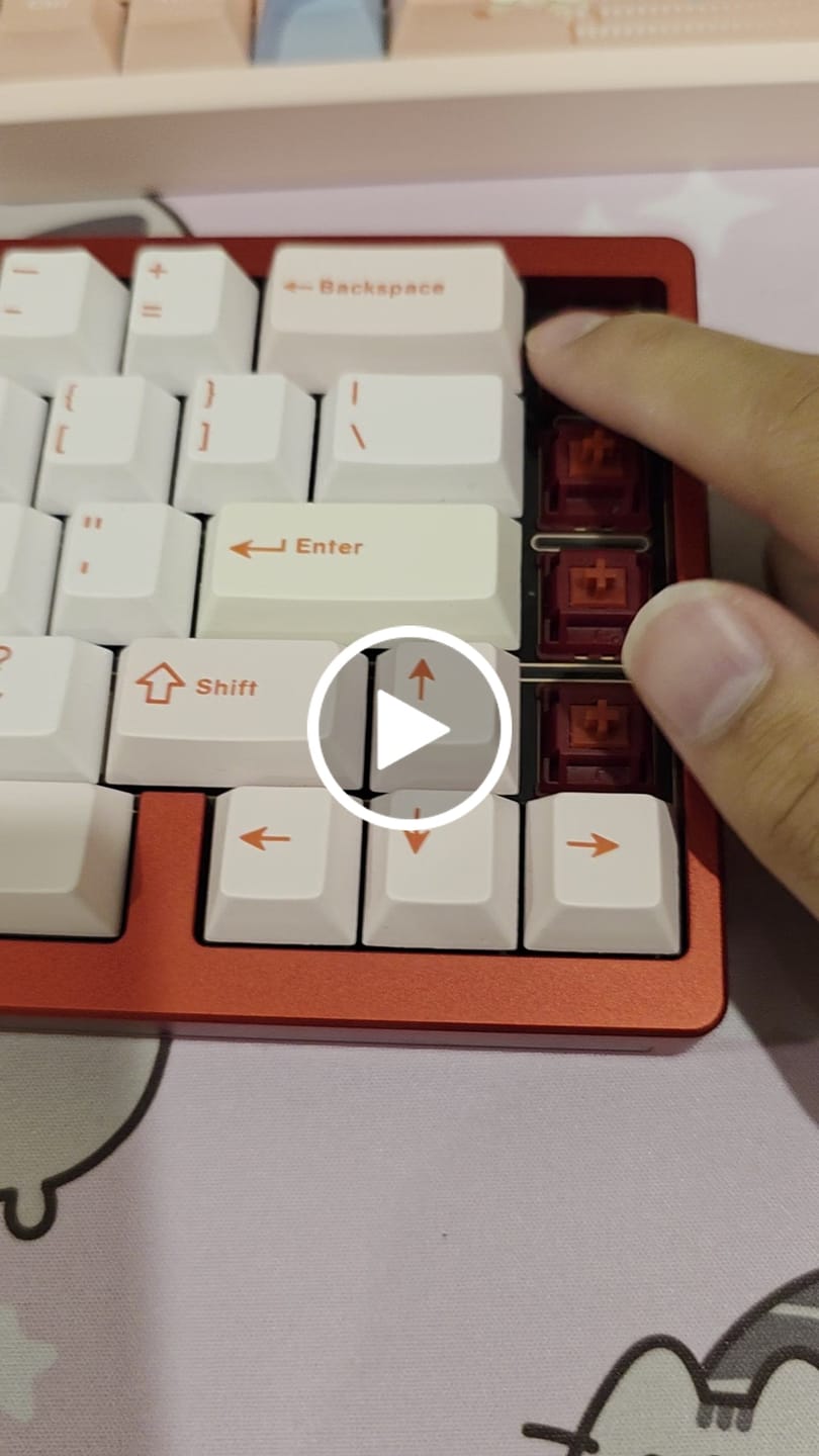 Customer video review of GATERON X SILLYWORKS TYPE R TACTILE SWITCH FACTORY LUBED (10PCS)