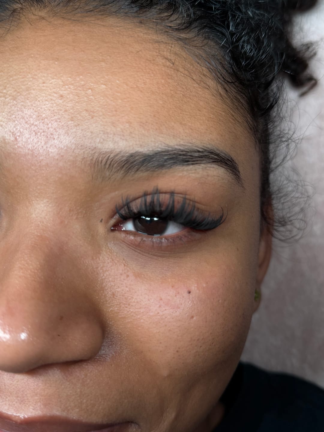 Customer photo review of Self Fanning Lash