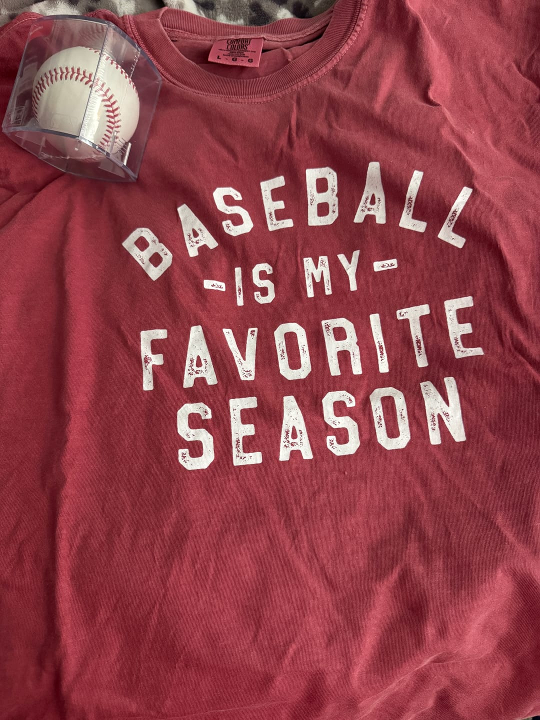 Customer photo review of Baseball Is My Favorite Season