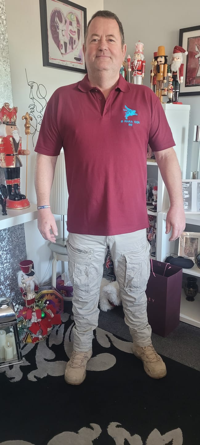 Customer photo review of 9 PARA SQN EMBROIDERED POLO SHIRT
