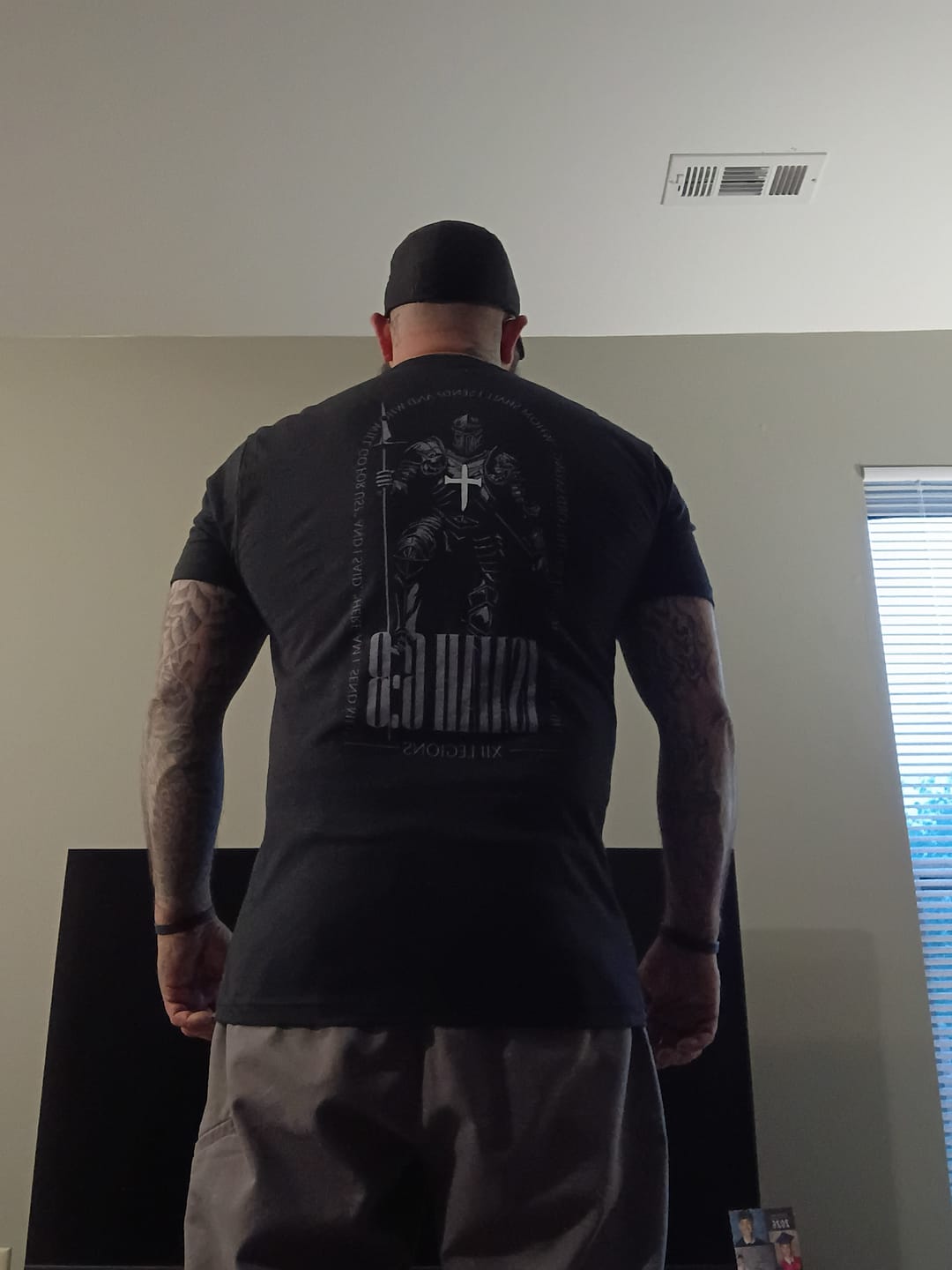 Customer photo review of ISAIAH 6:8 T-shirt