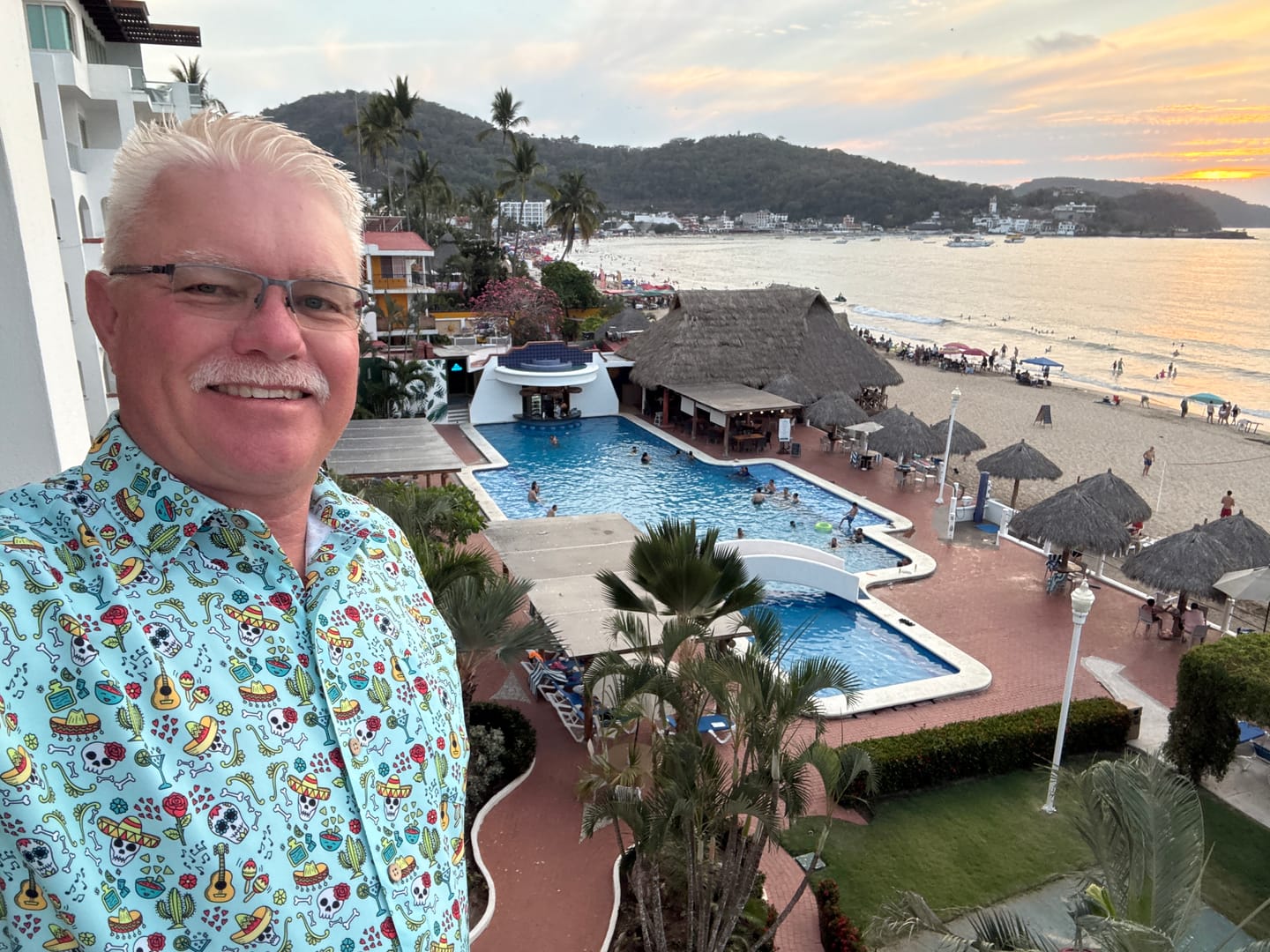 Customer photo review of Super Stretch - Mexican Fiesta Hawaiian Shirt