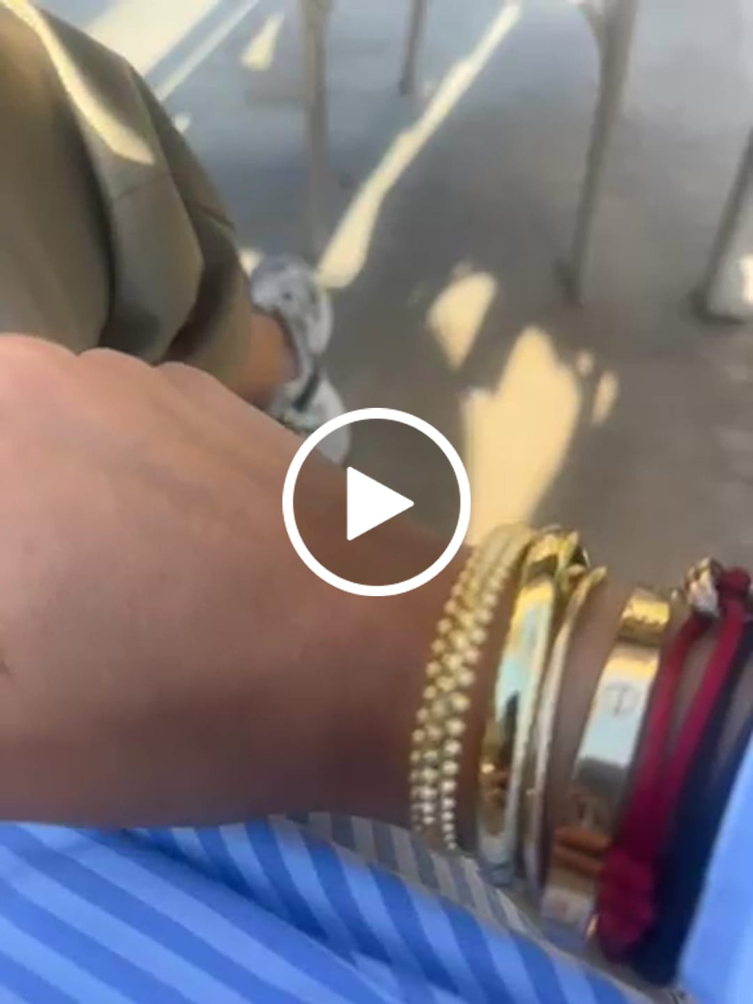 Customer video review of CLASH GOLD BRACELET