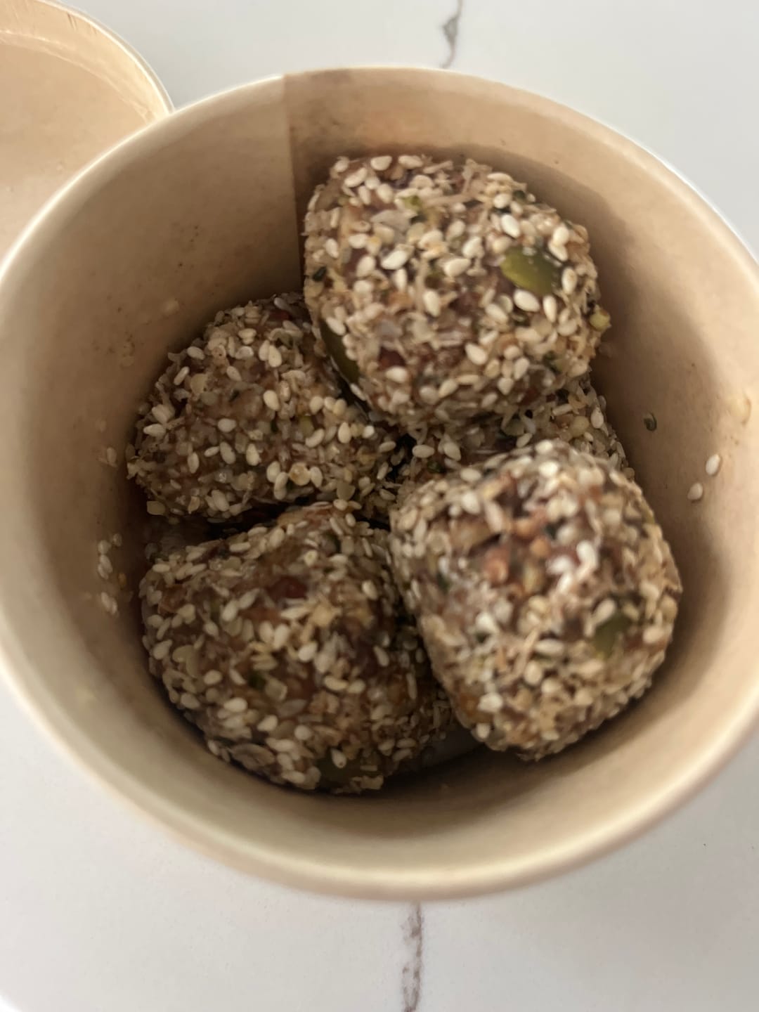 Customer photo review of Energy Bites