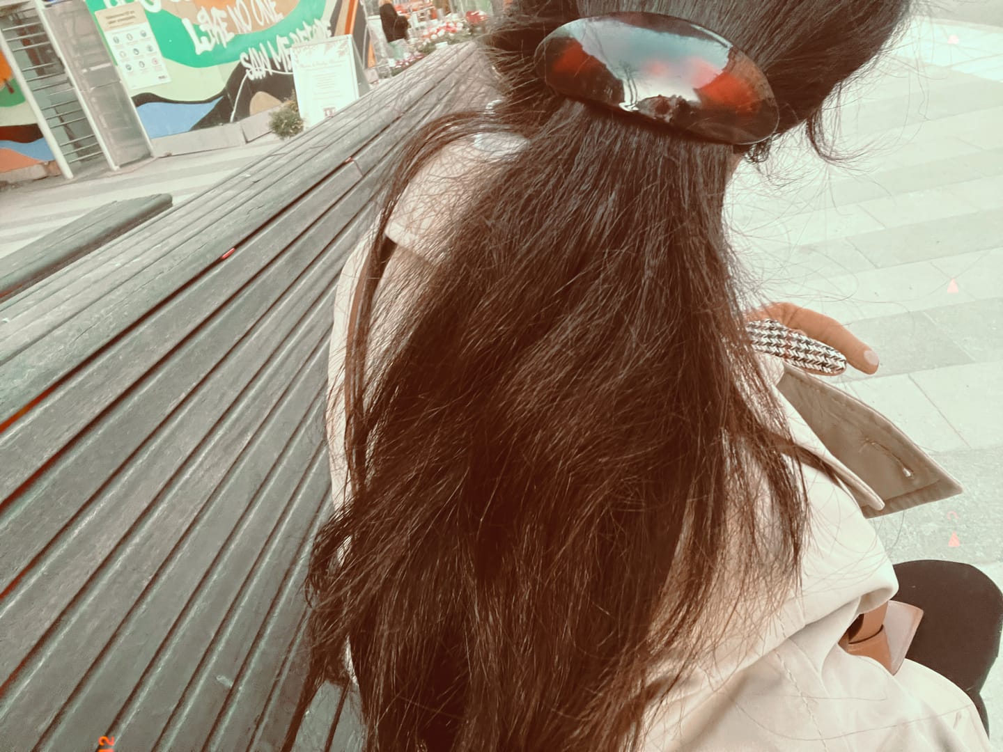 Customer photo review of Hermine Hair Clip
