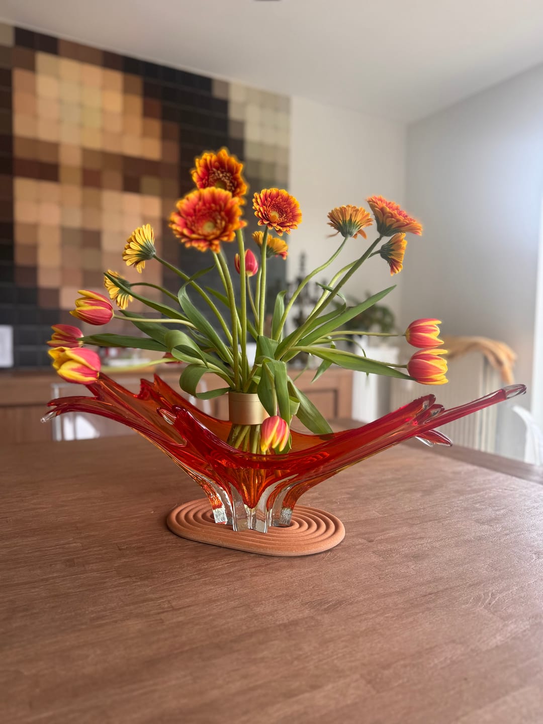 Customer photo review of Hanataba Champagne Gold – Bouquet Twister