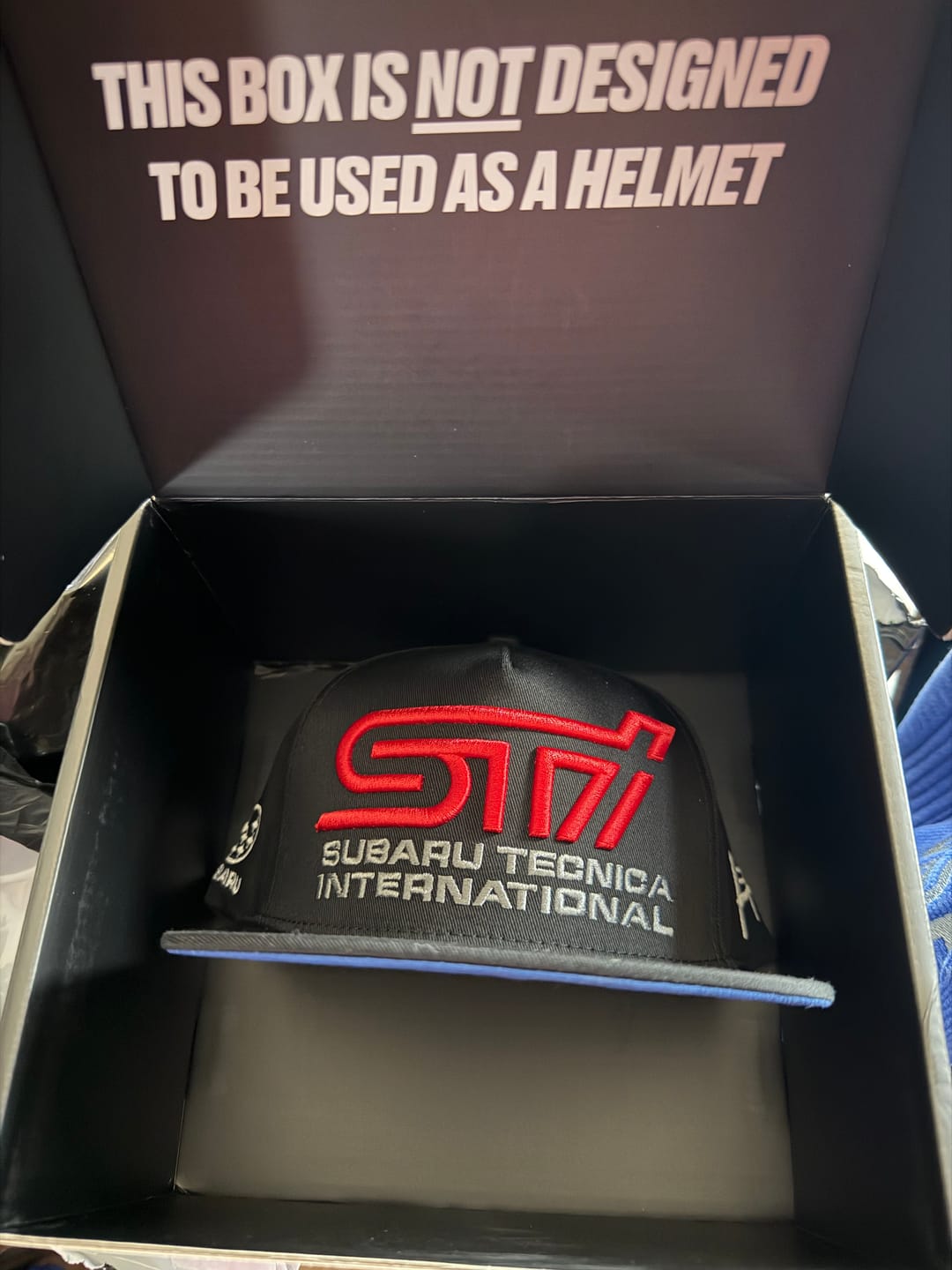 Customer photo review of Subaru WRX STI Flat Brim Cap
