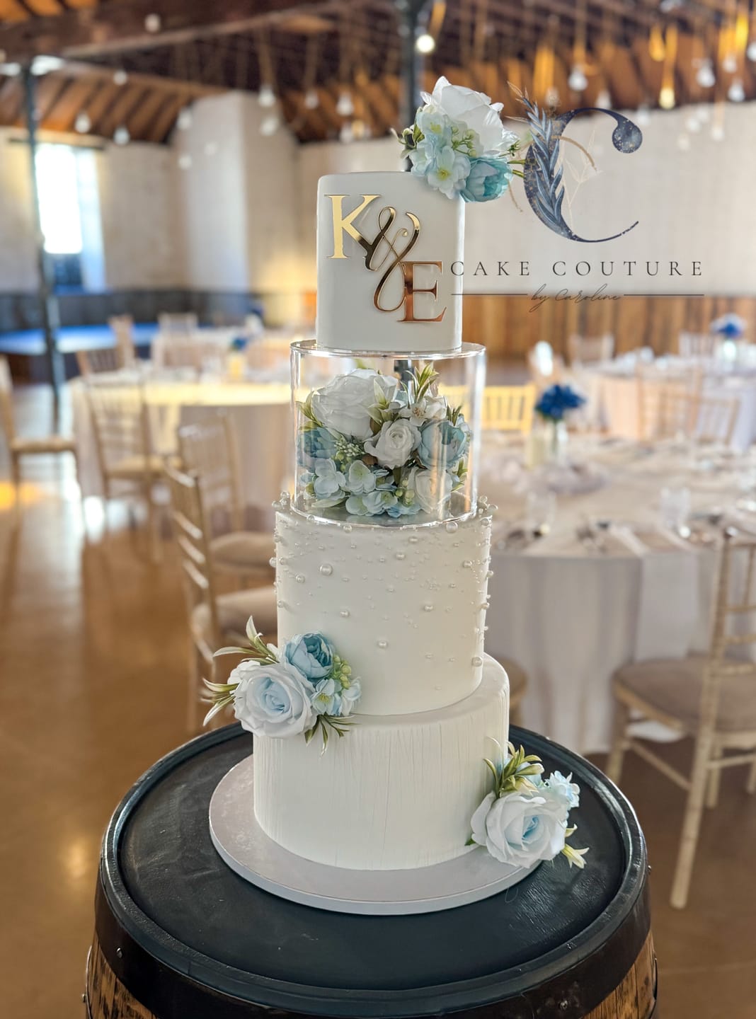 Customer photo review of Round Acrylic Fillable Clear Tiers