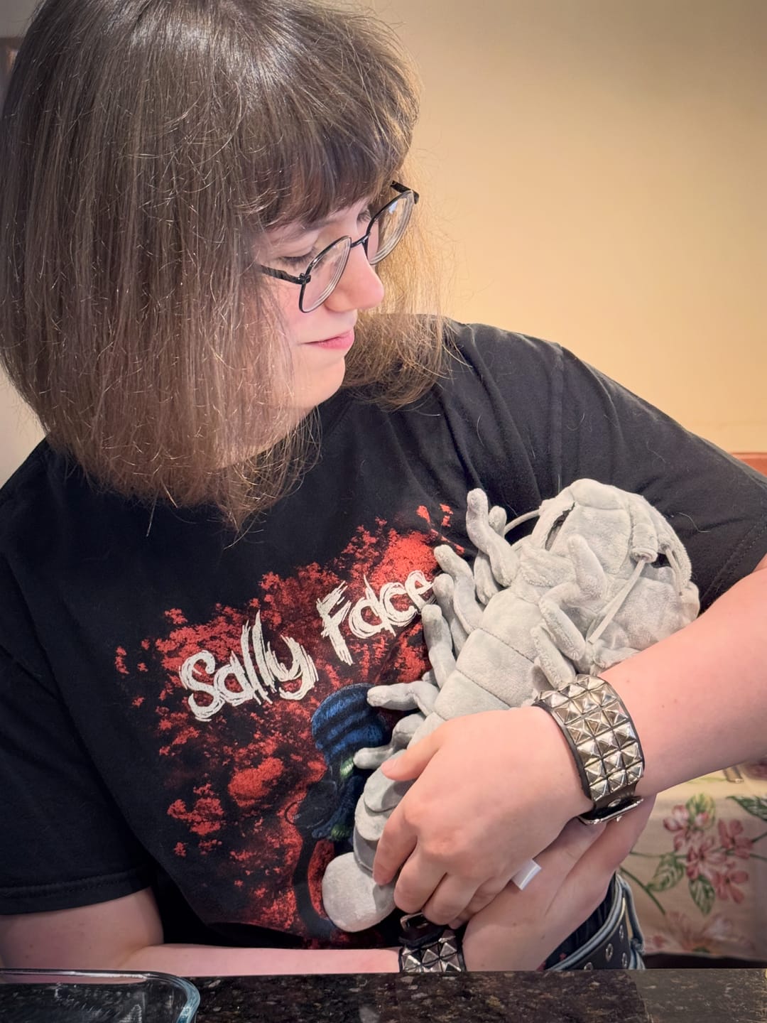 Customer photo review of Giant Isopod Soft Stuffed Plush Toy