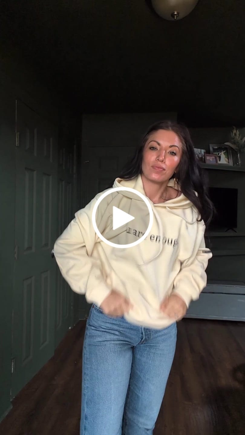 Customer video review of The Original 'Dear Person Behind Me' Hoodie