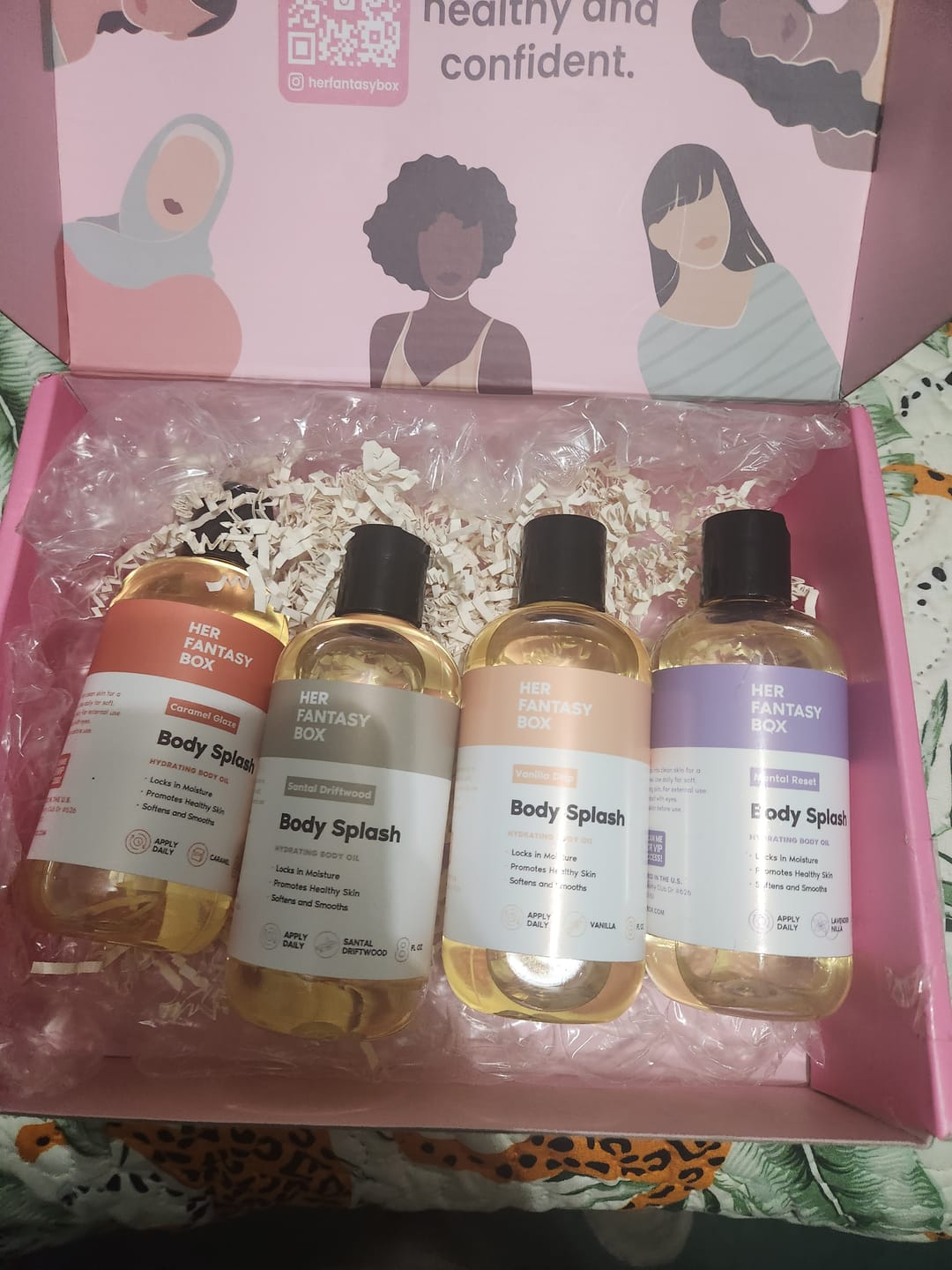 Customer photo review of Body Oil Gift Set