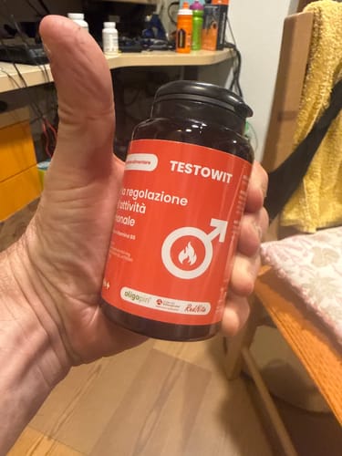 Customer photo review of TESTOWIT - Regolazione ormonale 120 cps NEW
