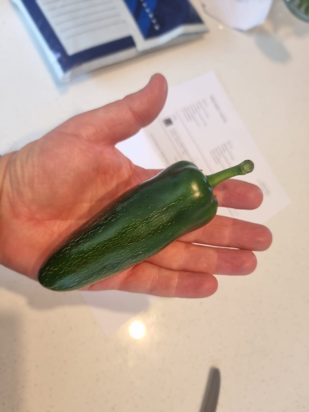 Customer photo review of Fresh Extra Large Jalapeño Chillies – Mild