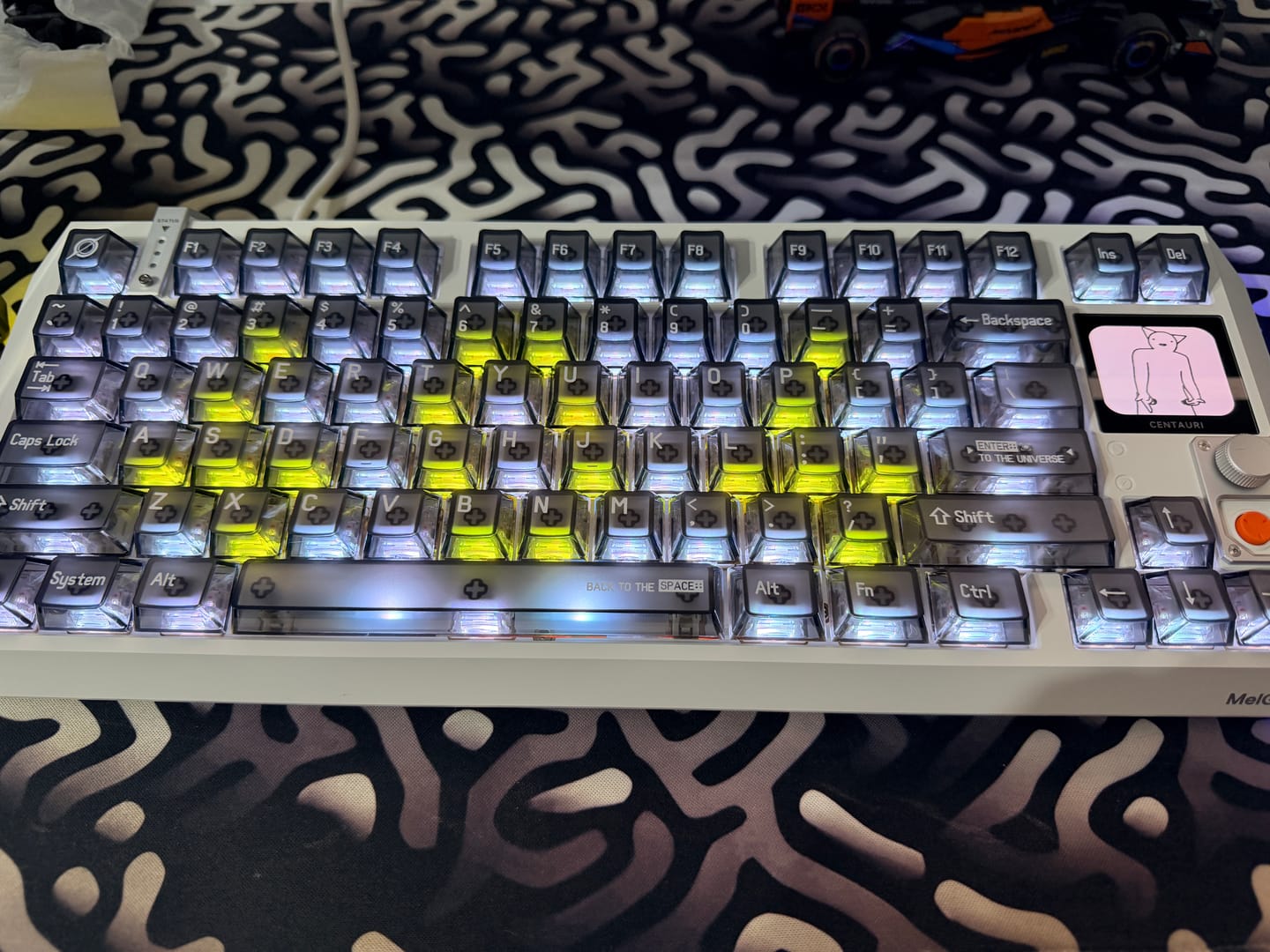 Customer photo review of MelGeek Centauri60/80 Hall Effect Gaming Keyboard