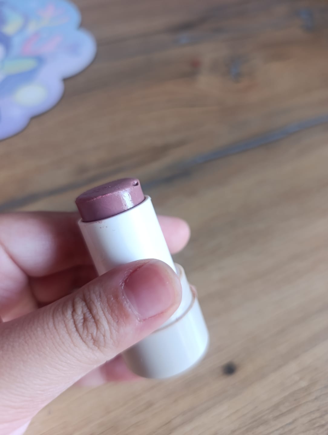 Customer photo review of VELVET FLUSH - Lip+Cheek Blush