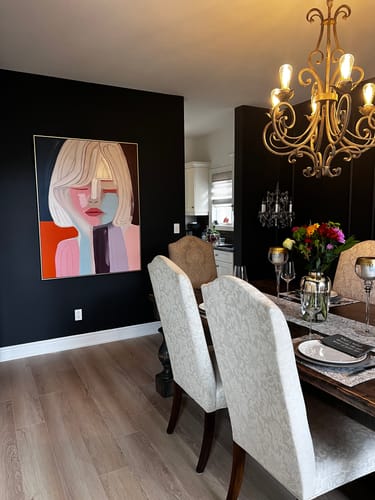 Customer review photo for Plaster Art Texture Painting #SG256