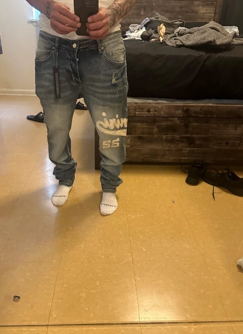 Customer photo review of AMIRI Jeans #1311