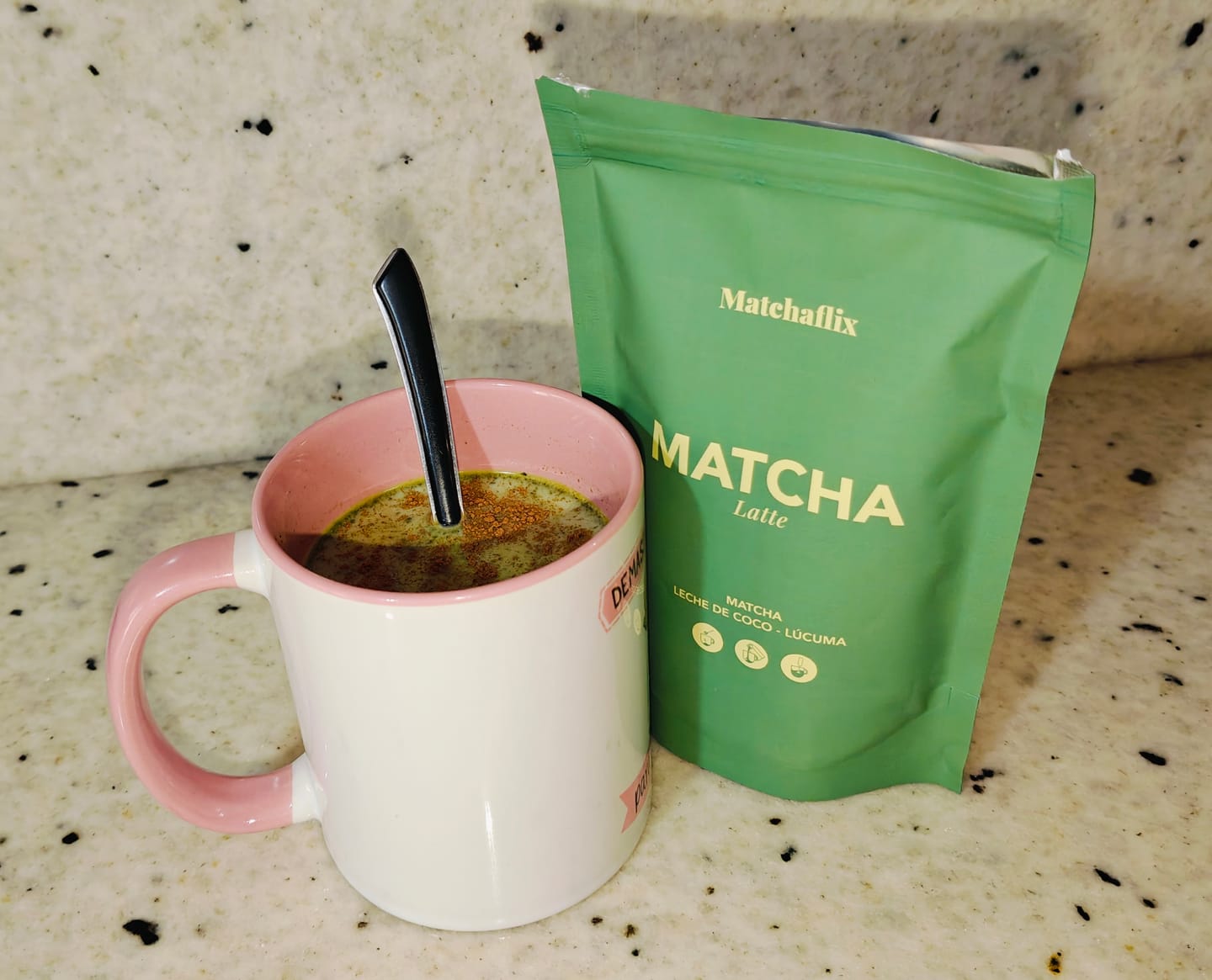 Customer photo review of Matcha Latte