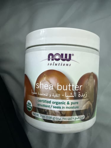 Customer photo review of Now Solutions Pure Shea Butter – Natural Unrefined Moisturizer for Skin