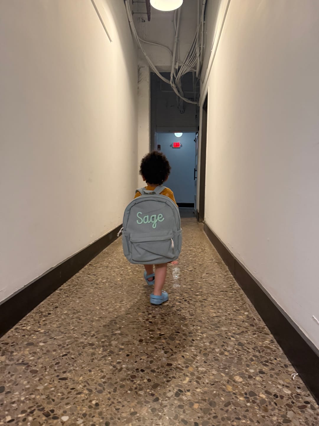 Customer photo review of K&C - Personalized Knitted Backpack