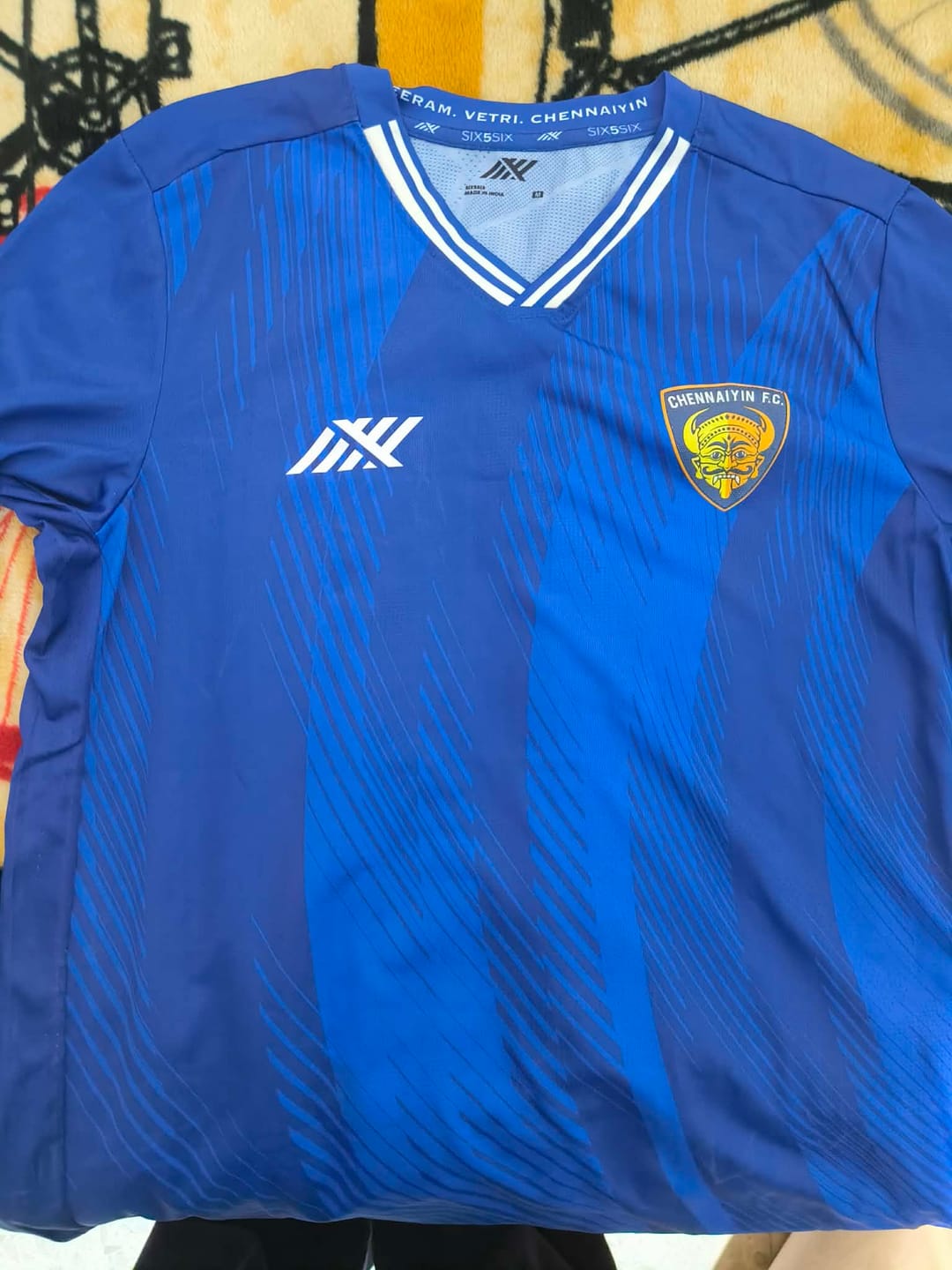 Customer photo review of Mystery Football Shirt Bag