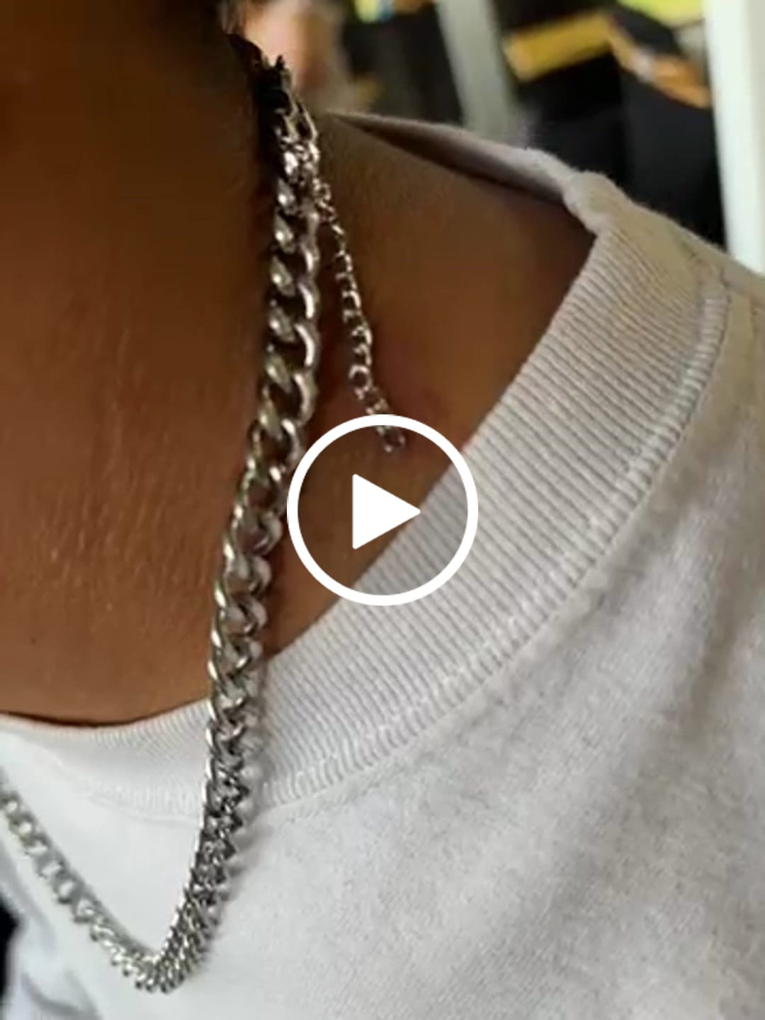Customer video review of Sterling Silver Promise Necklace