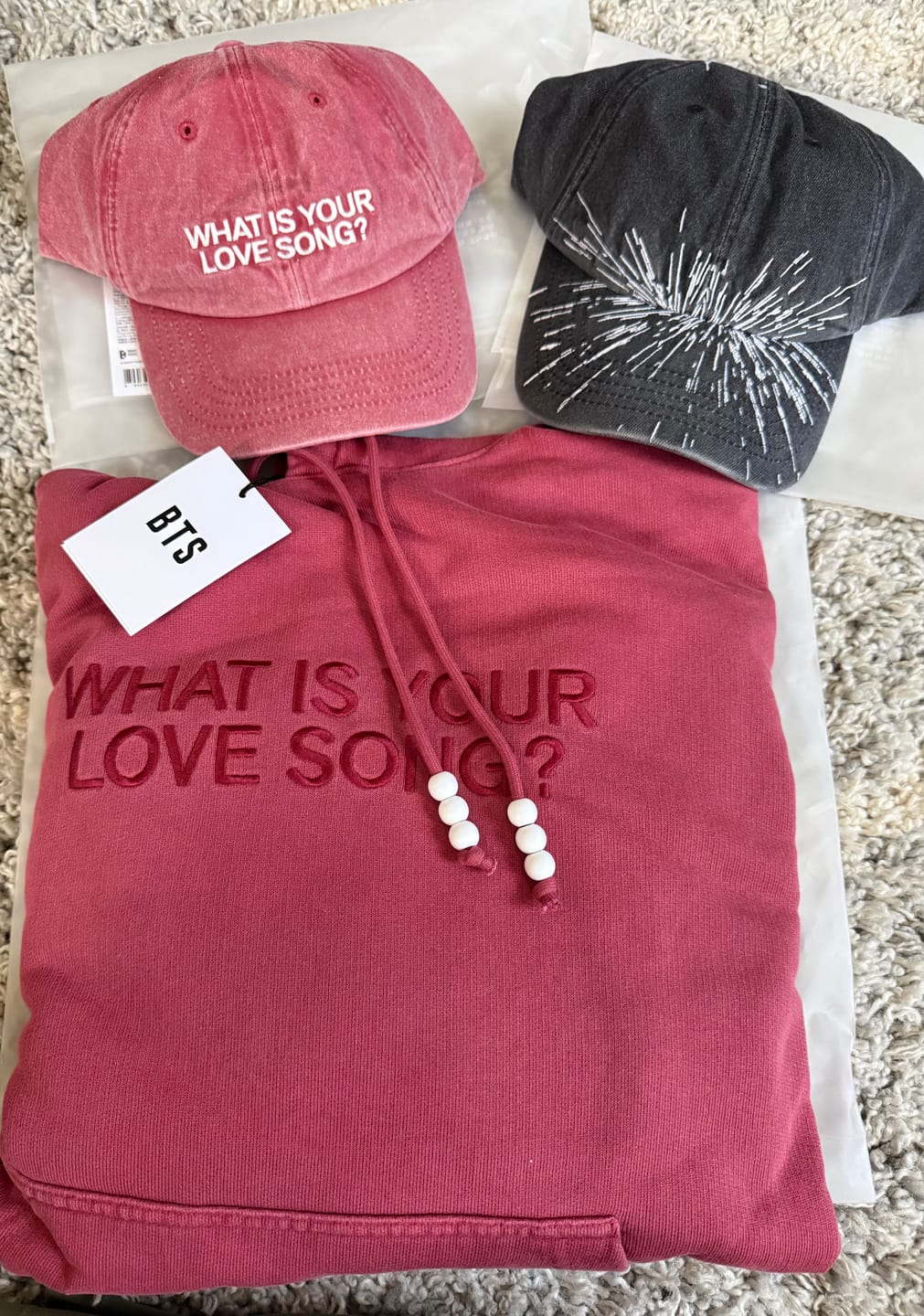 Customer photo review of [2ND PRE-ORDER] BTS - ARIRANG OFFICIAL MD BALL CAP BLACK