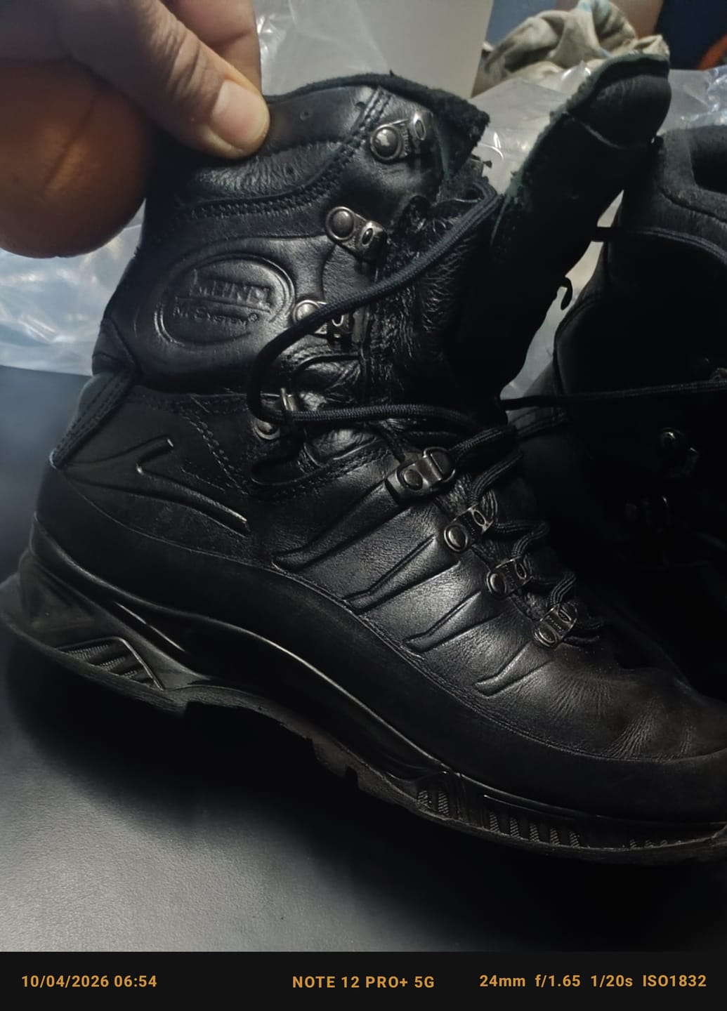 Customer photo review of MEINDEL & HAIX - Scarpone Esercito Tedesco U132  - Rigenerato - Grado A++