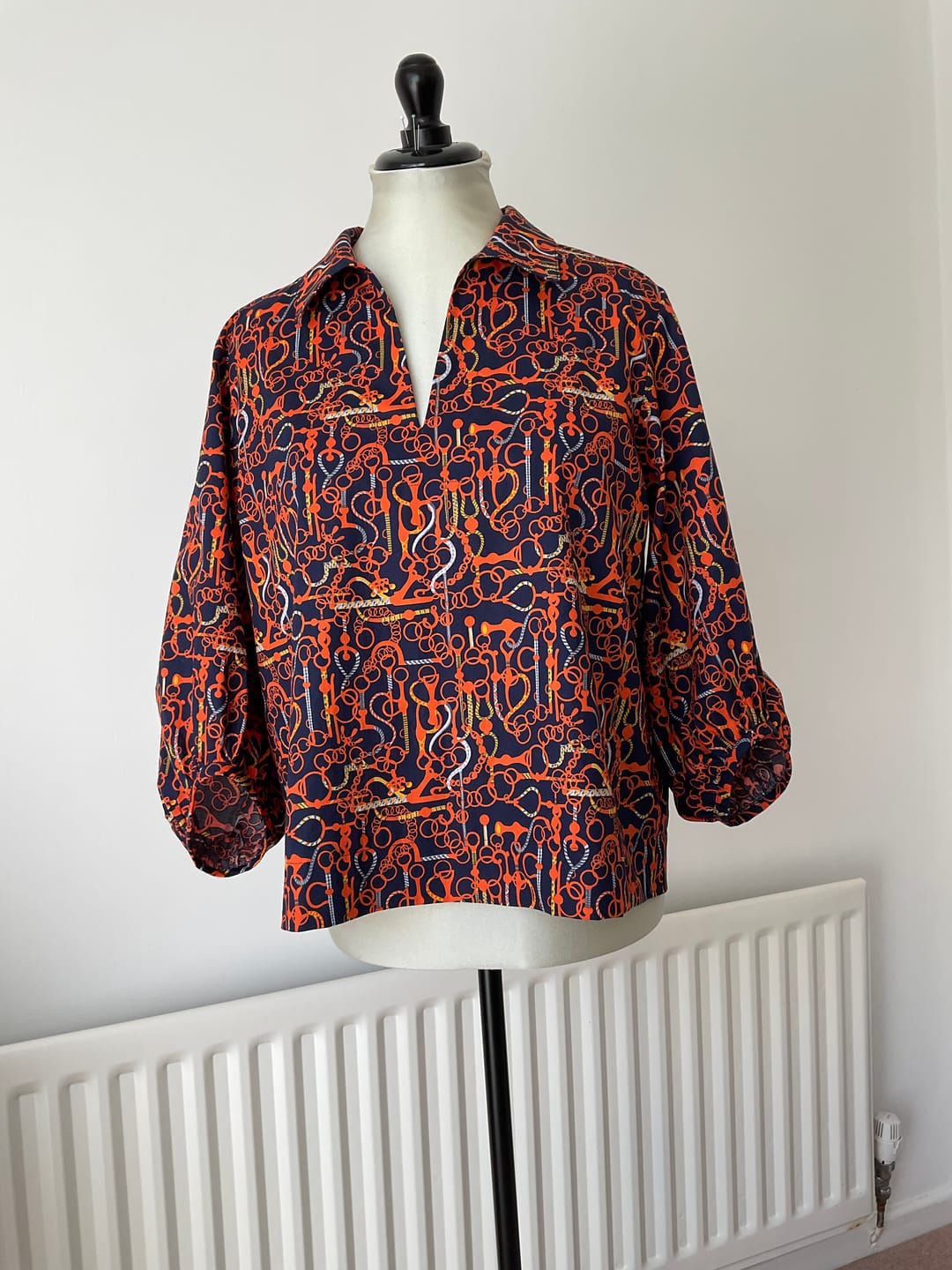 Customer photo review of Chains and Ropes Cotton Poplin Fabric