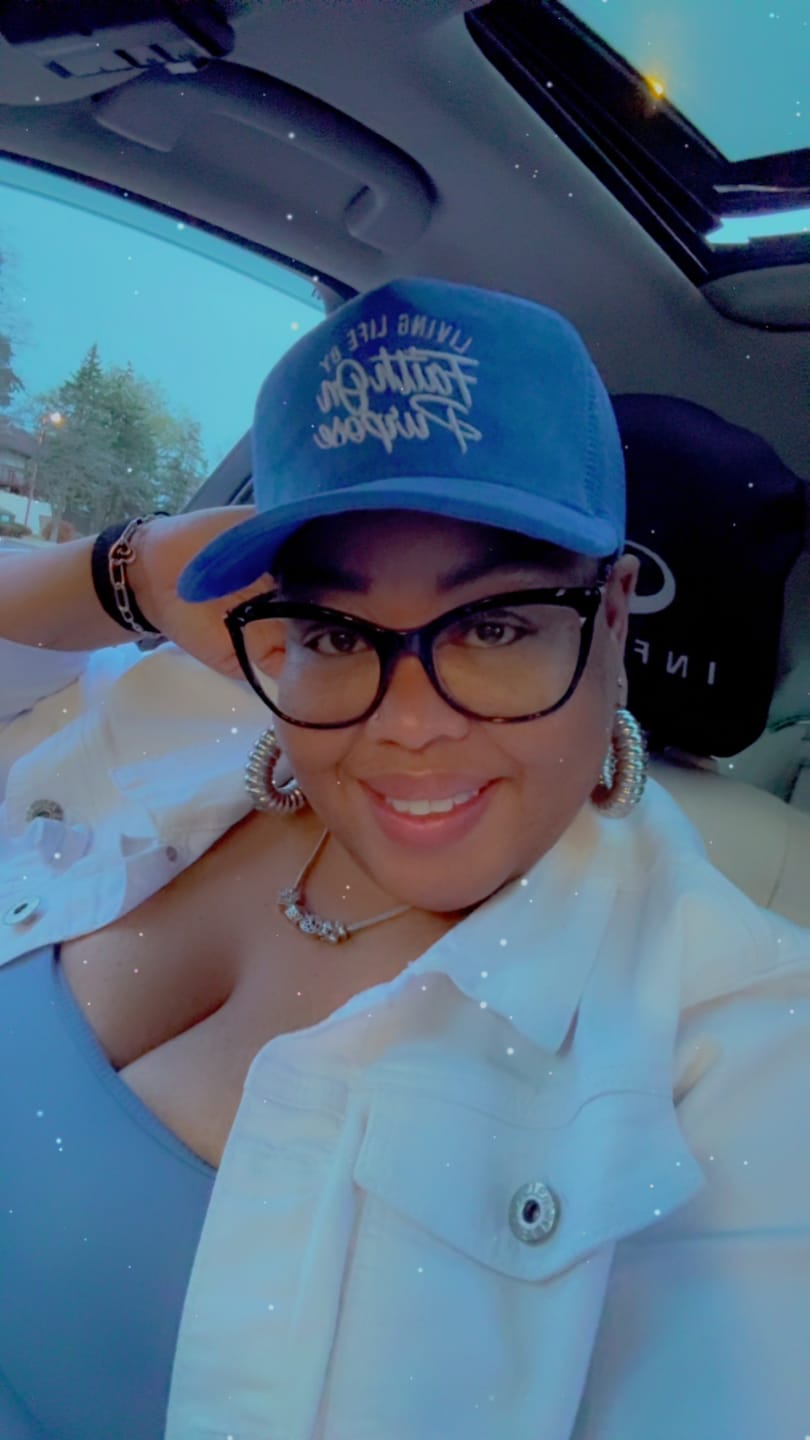 Customer photo review of Living Life by Faith On Purpose™ Trucker Hat
