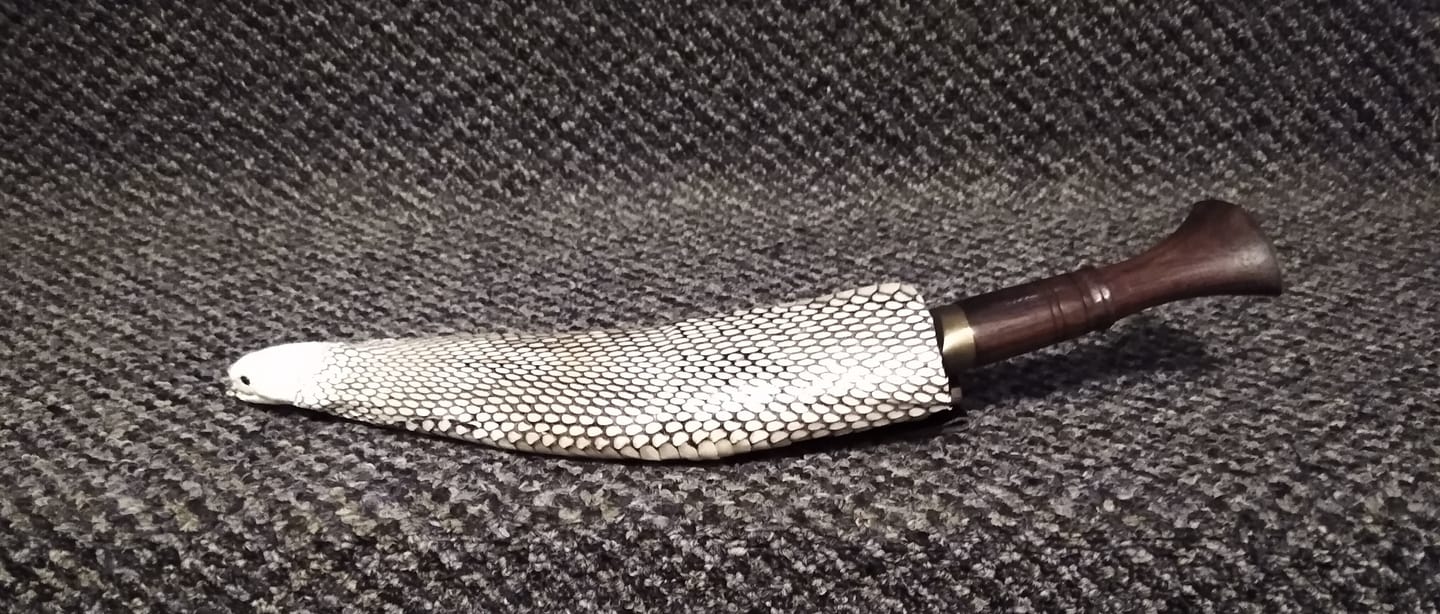 Customer photo review of Head-On Genuine Cobra Skin