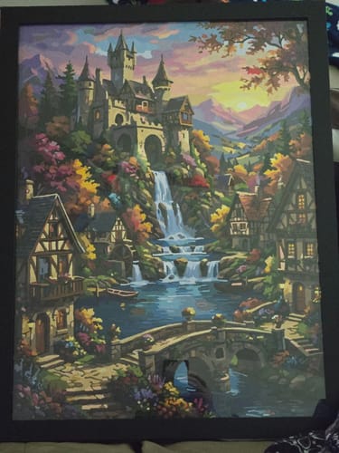 Customer photo review of Castle Falls Village (80 Colors)