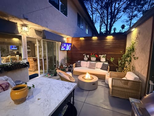 Customer photo review of Solar Wall Light with Motion Sensor