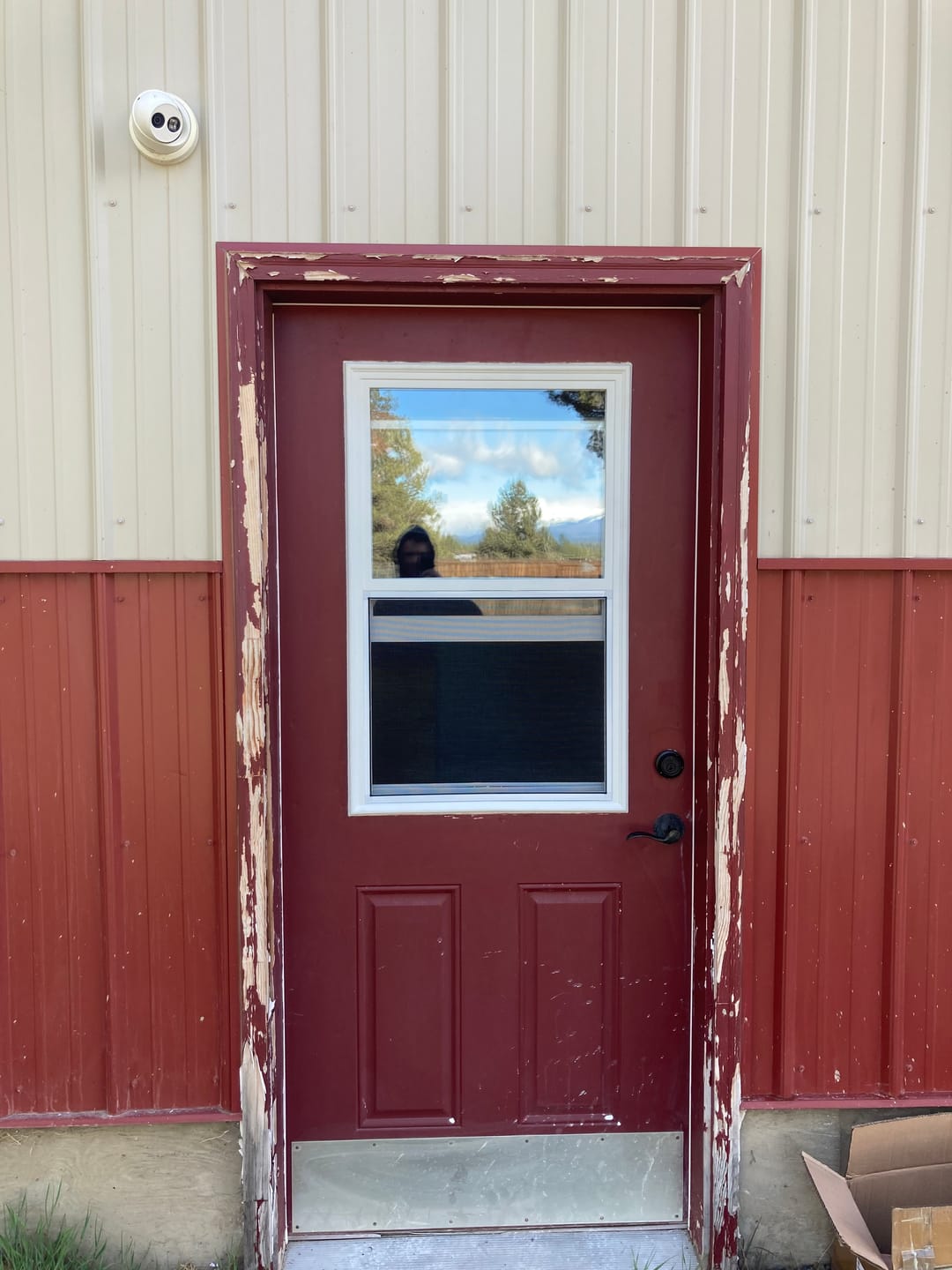Customer photo review of Venting 1 Lite Glass and Frame Kit (Half Lite)
