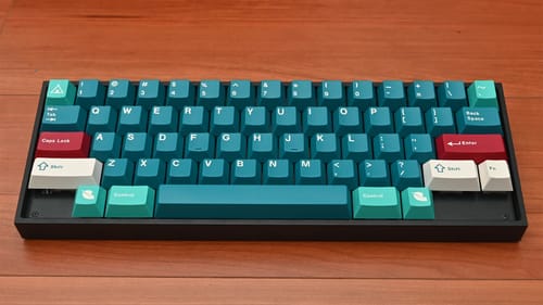 Customer photo review of KEYKOBO MOTOSU LAKE ABS DOUBLE-SHOT KEYCAP SET R2