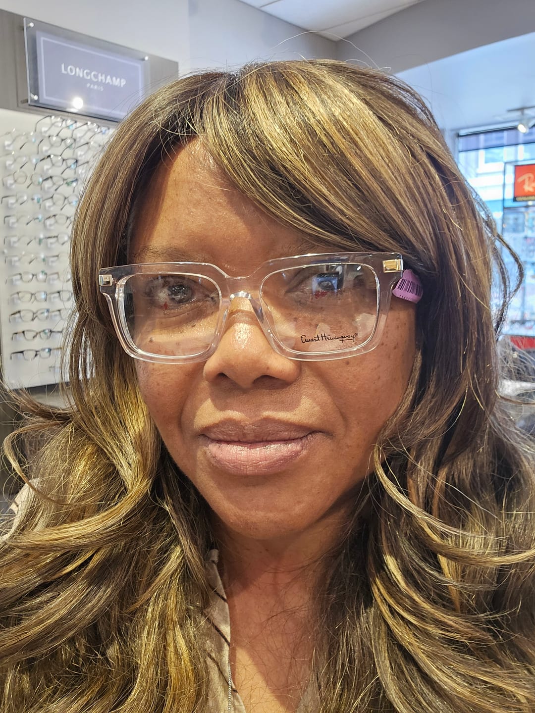 Customer photo review of Freetress Equal Lite Full Wig - 013 - Curtain Bang